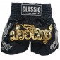 Pantaloncini Muay Thai Donna Classic : CLS-015 Nero